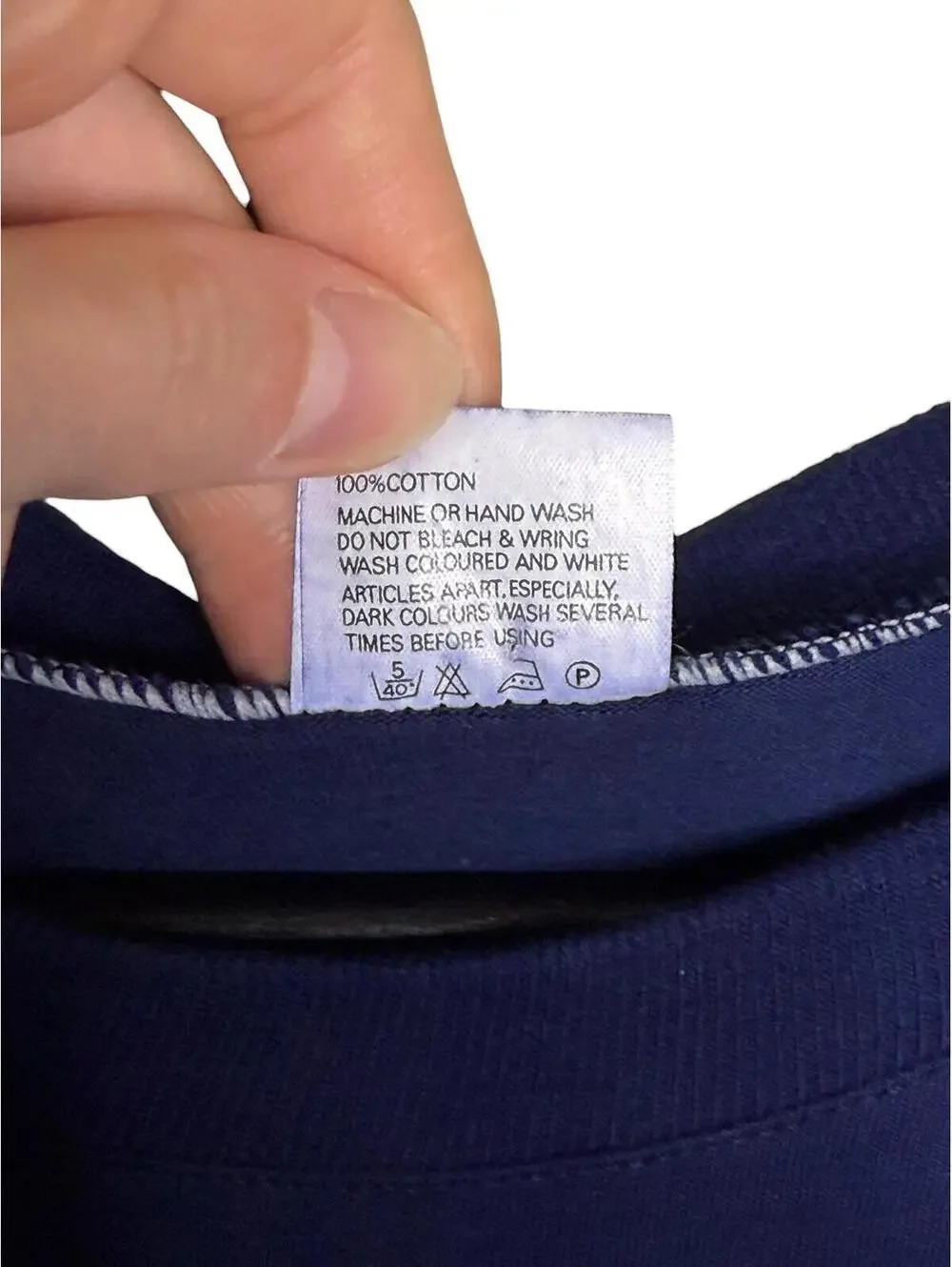 Vintage Yves Saint Laurent YSL Embroidered Logo Tee 80s - Picture 7 of 7